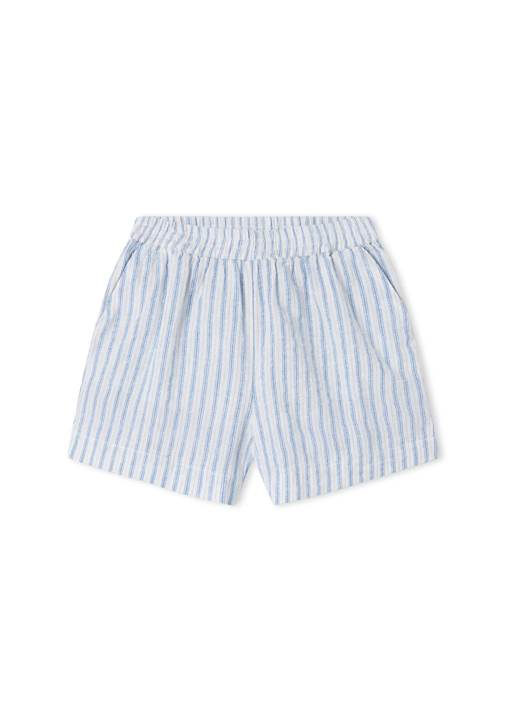 Kort broekje Pinon – Linnen/katoen – Surf Blue Stripe – MarMar Copenhagen