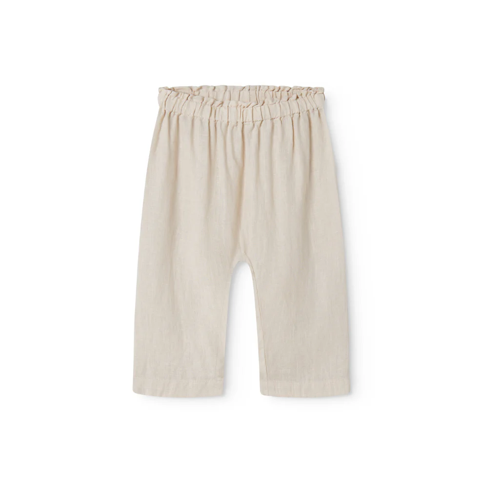 Linnen broekje Panu – Kit/Beige – MarMar Copenhagen