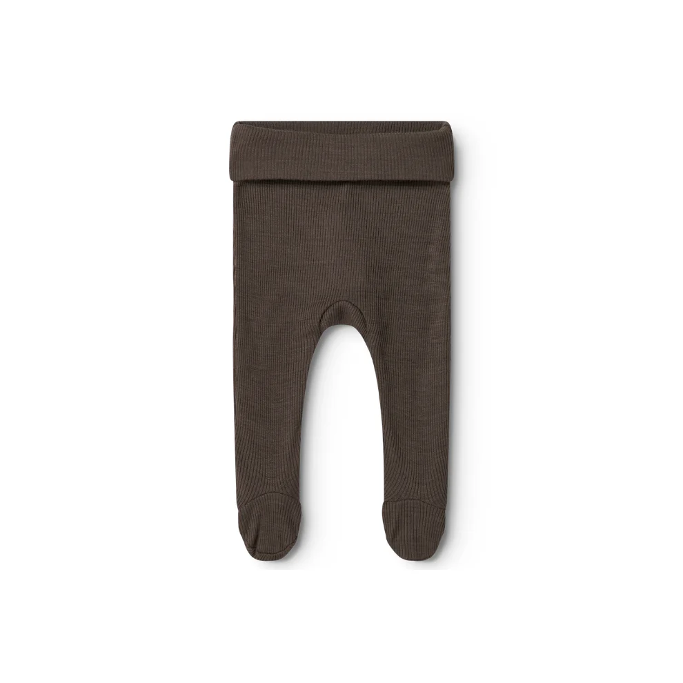 Broekje met voetjes – Pixa Wool Rib – Merinowol- MarMar Copenhagen