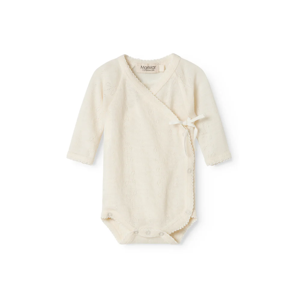 Overslagromper – Belita Wool Pointelle – Merinowol – MarMar Copenhagen