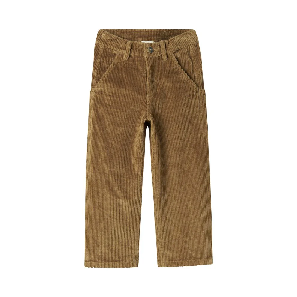 Corduroy broek Pluto – Biologisch katoen – Dark bronze – Marmar Copenhagen