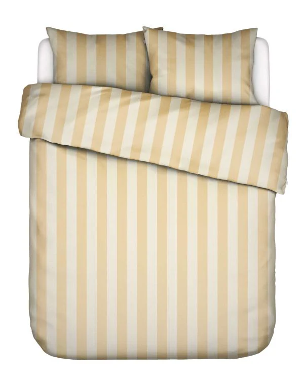 Essenza Dekbedovertrek Minte stripe yellow 240x200/220 cm, showmodel
