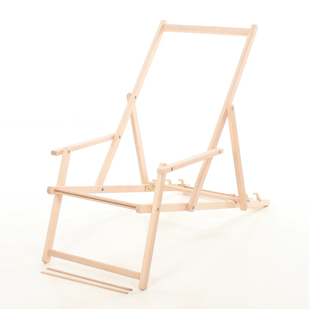 strandstoel frame met armleuning