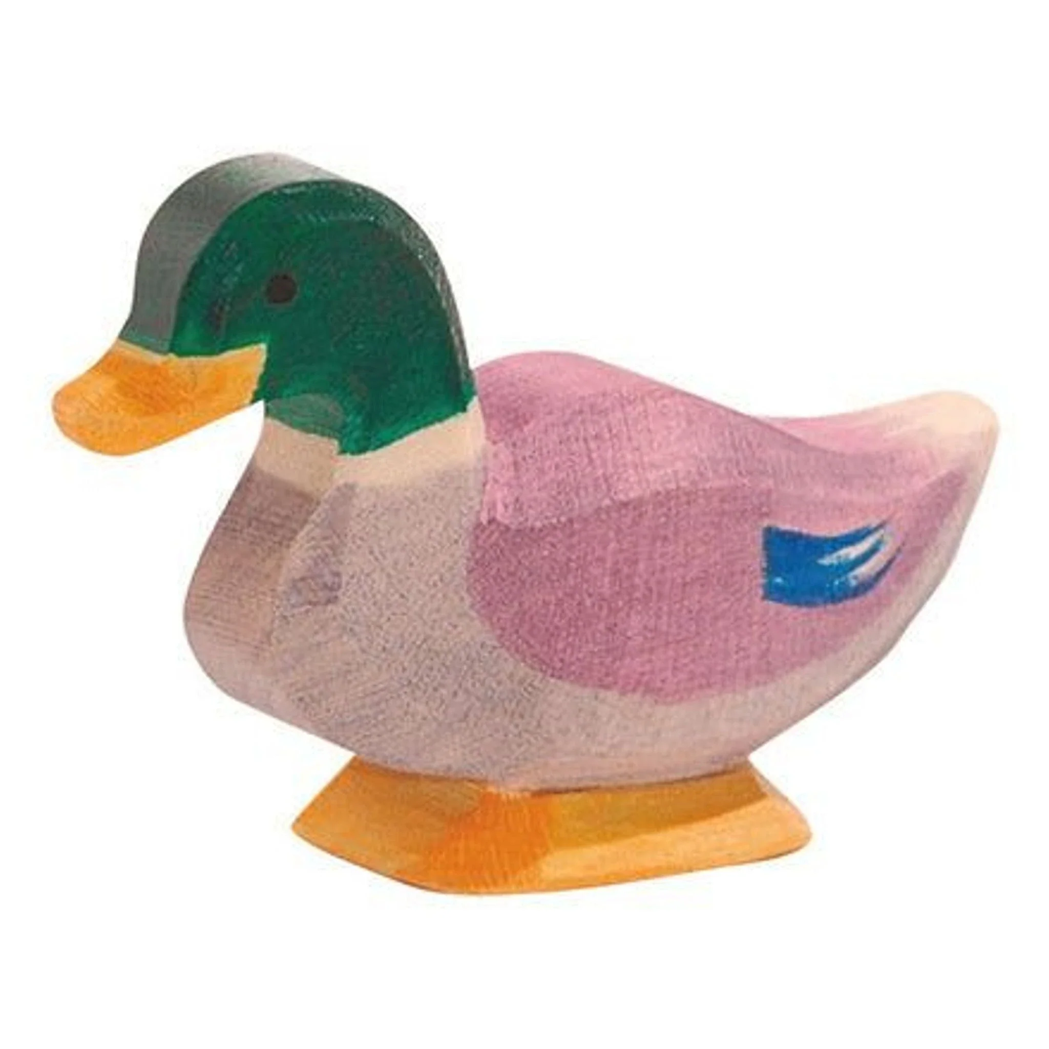 Houten eend, woerd