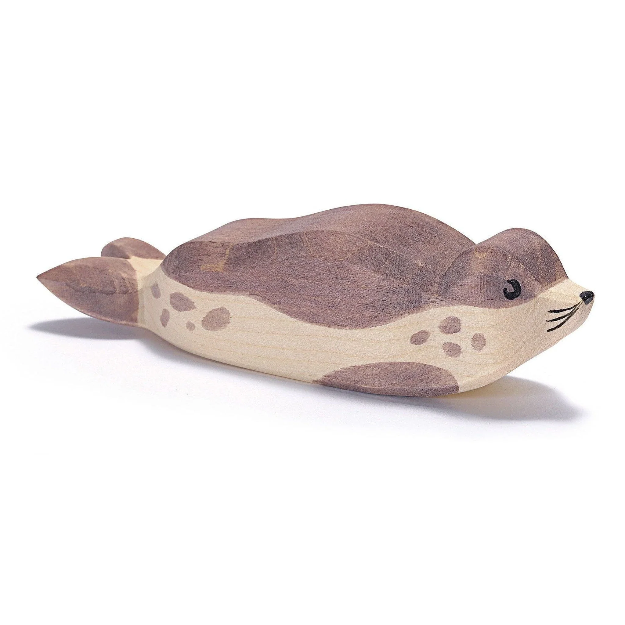 Houten Zeehond Liggend