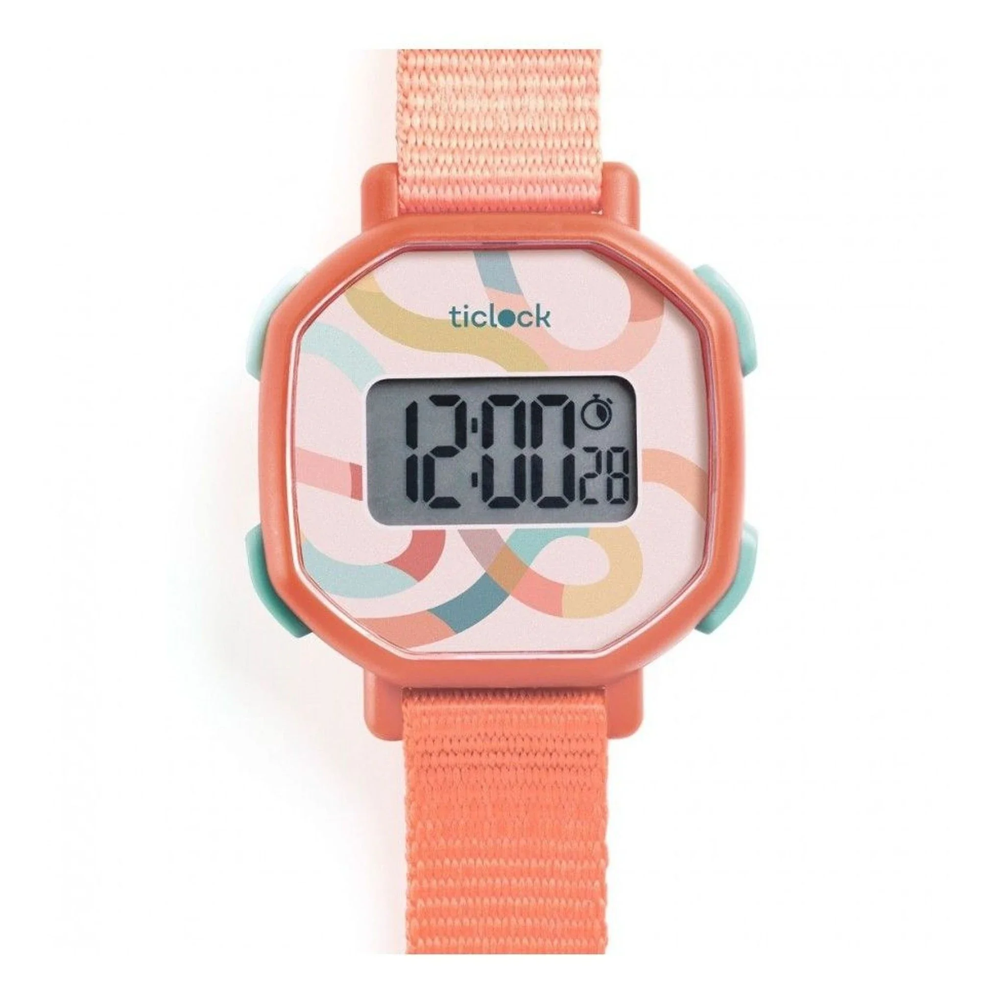 Horloge digitaal – Pastel Volute