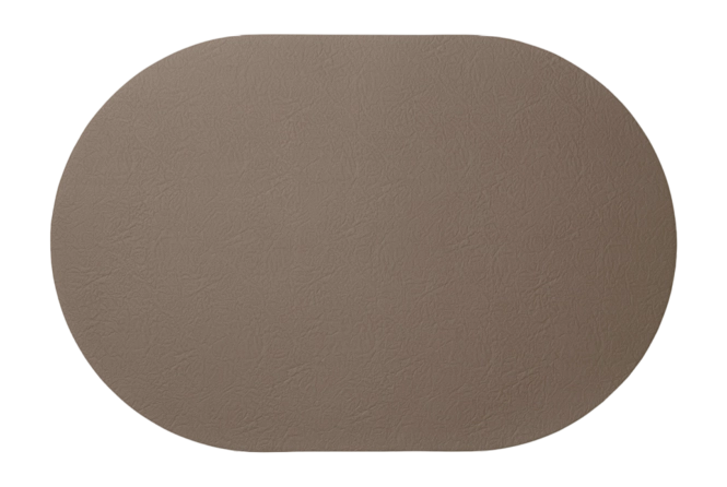 Asa Relevo Placemat Oval 33×49,5 cm – Firewood Bruin