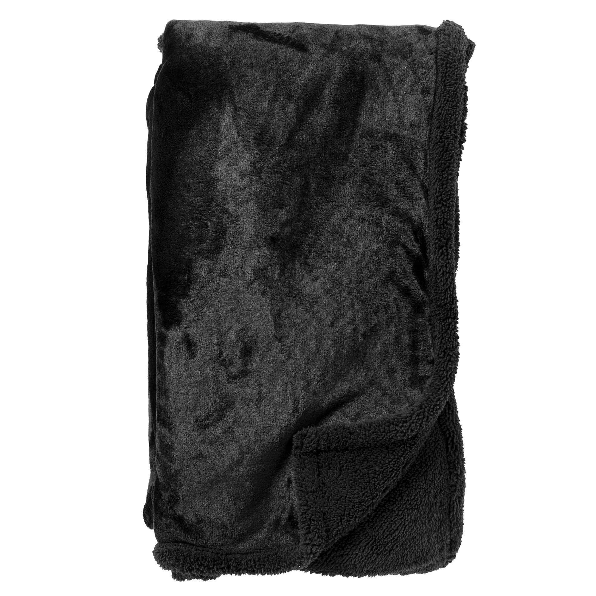 Dutch Decor Plaid Stanley 150×200 cm Raven Zwart