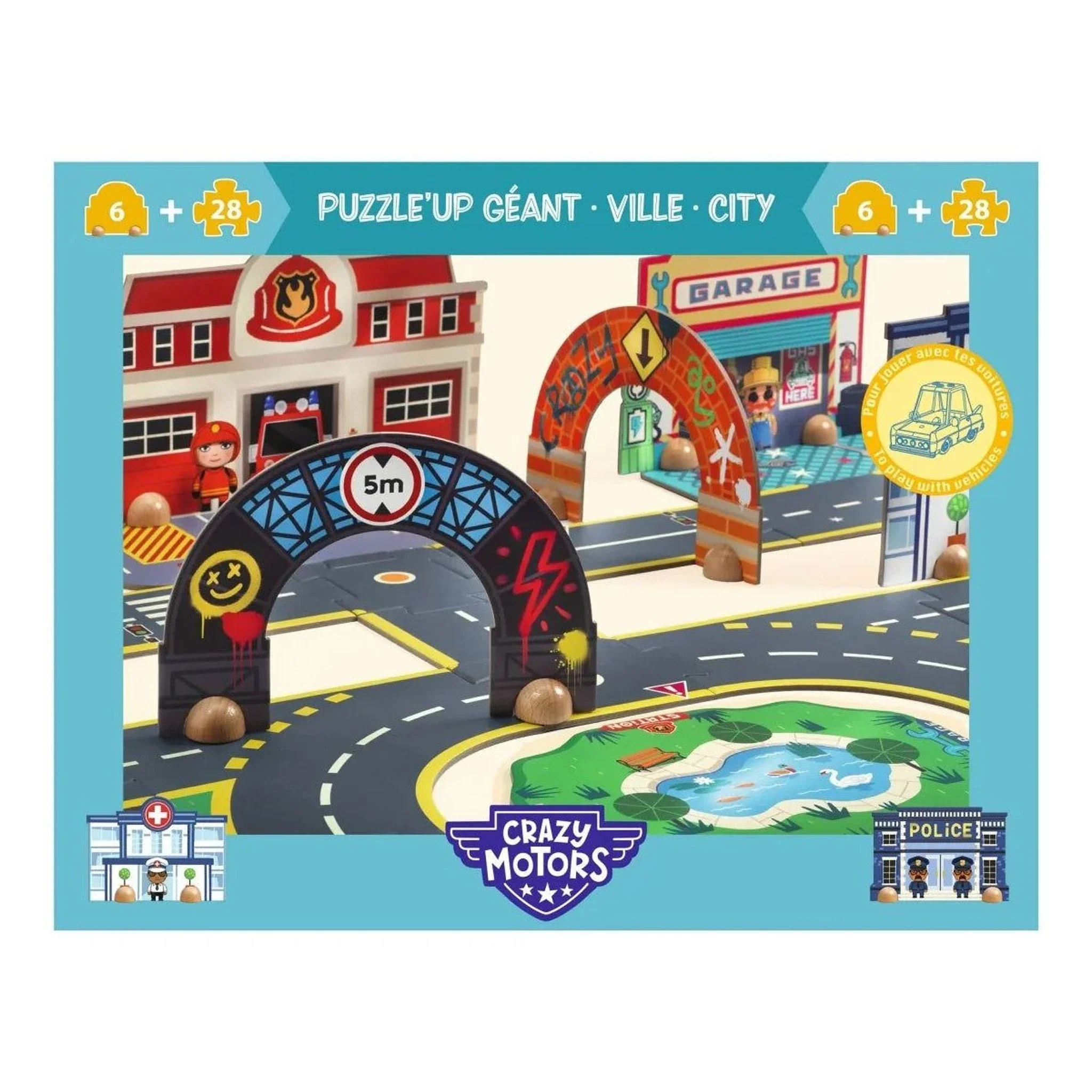 Vloerpuzzel – Stad