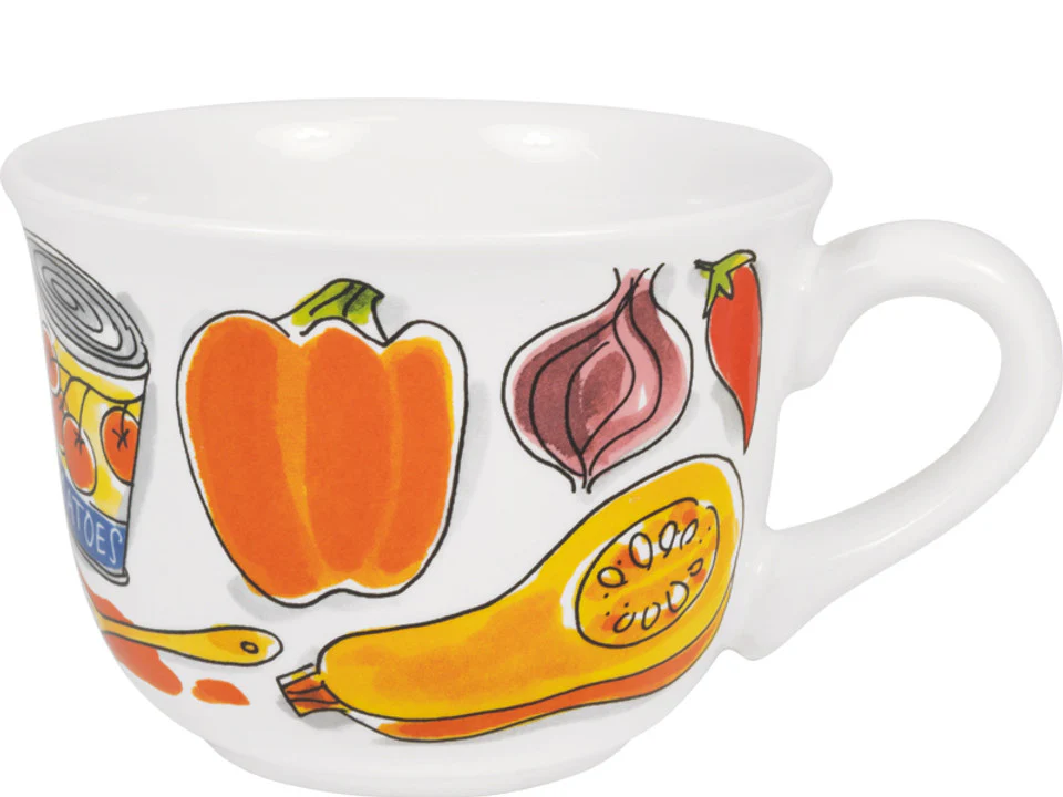 Blond Amsterdam EB Soup Bowl Tomatoes – Soepkom met Tomatenprint