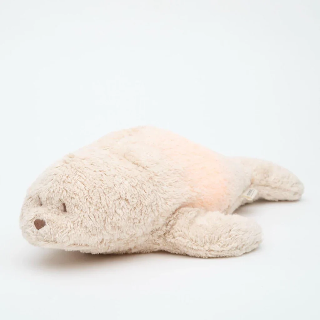 Knuffel met hartslag & white noise – The Humming Bunny 2.0 – Biologisch GOTS katoen – Moonie