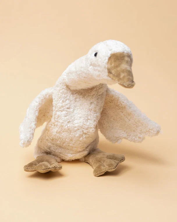 Warmte knuffel – Gans klein – Biologisch katoen – Wit – Senger Naturwelt