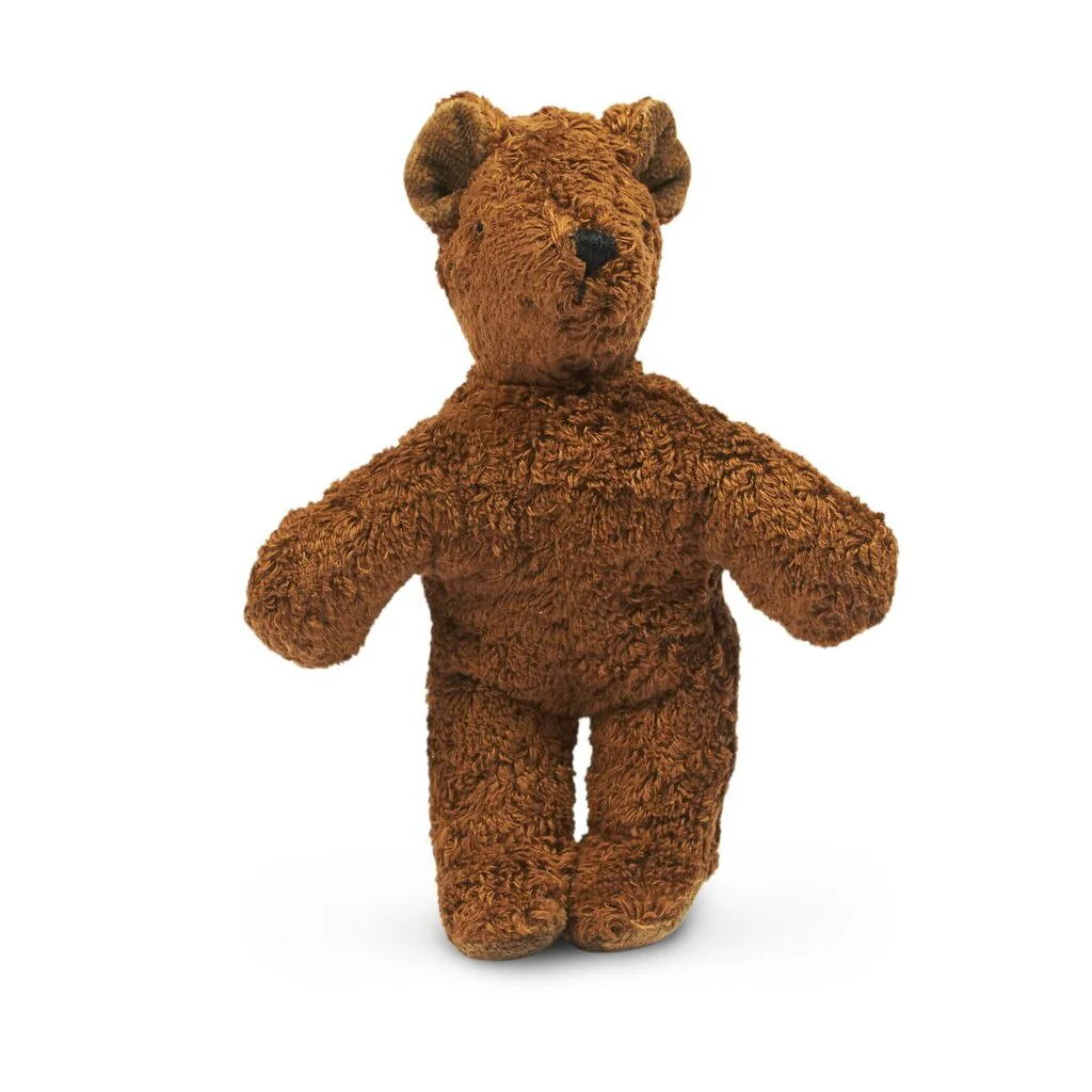 Baby knuffel – Beer klein – Biologisch katoen/Wol – Bruin – Senger Naturwelt