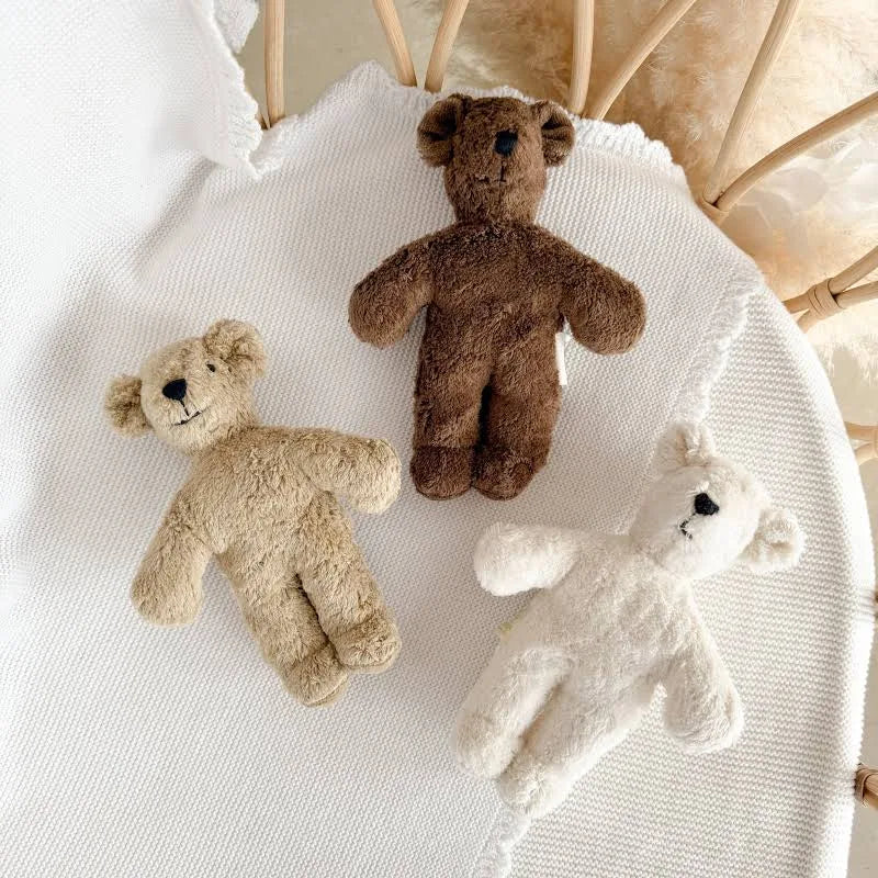 Baby knuffel – Beer klein – Biologisch katoen/Wol – White/Wit – Senger Naturwelt