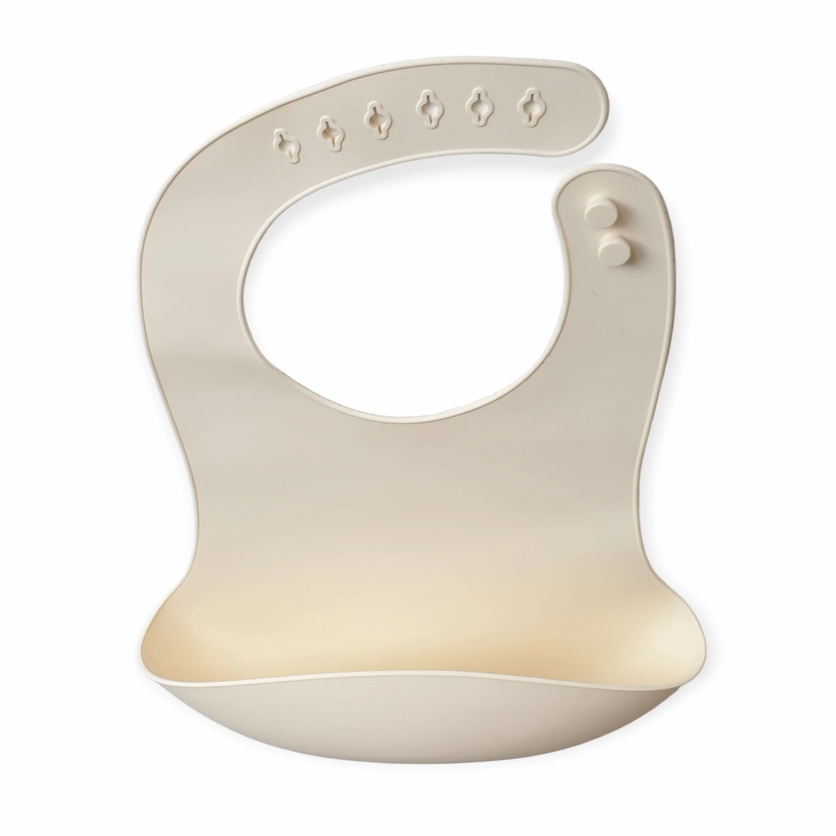 Siliconen Slabber ‘Puck’ – Ivory Sky