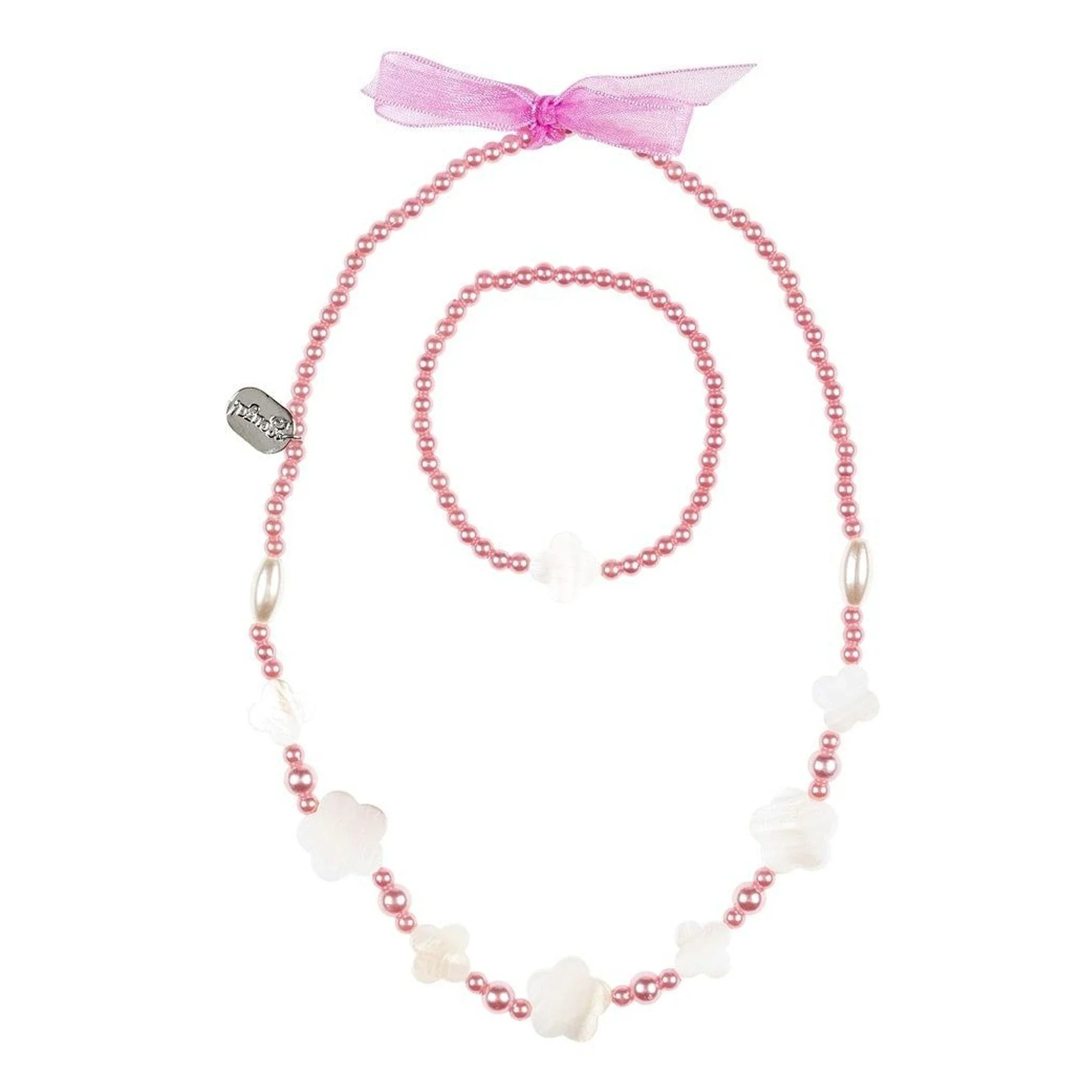 Ketting en Armband Set Constance Roze