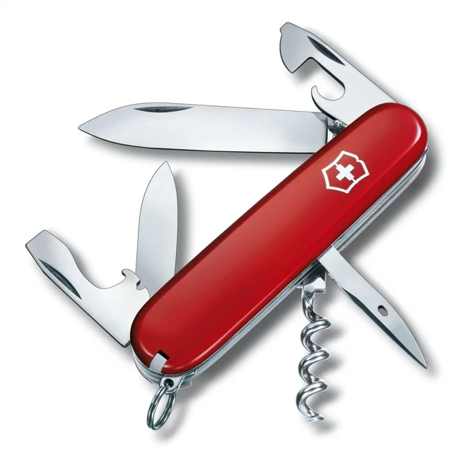 Victorinox SwissArmy Spartan Zakmes – Rood, 12 functies