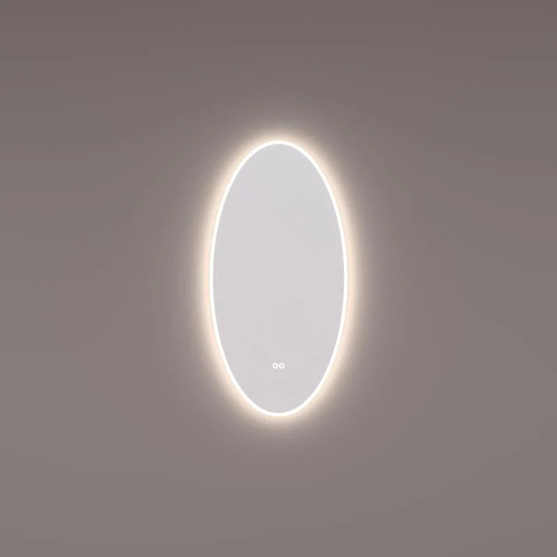 Hipp Design SPV 13801 ovale spiegel met directe en indirecte kleurenwissel verlichting en verwarming