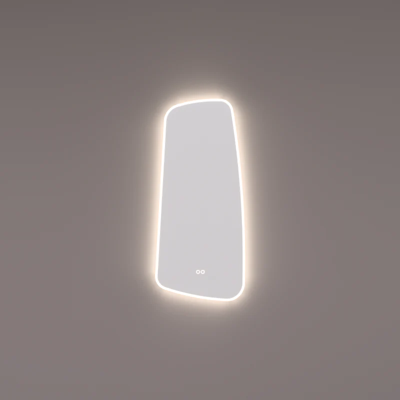 Hipp Design SPV 13950 organische spiegel met directe en indirecte kleurenwissel verlichting en verwarming
