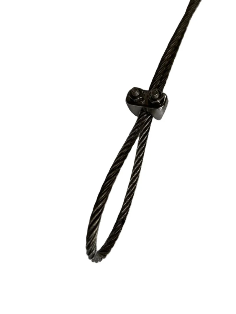 RVS staalkabel klem