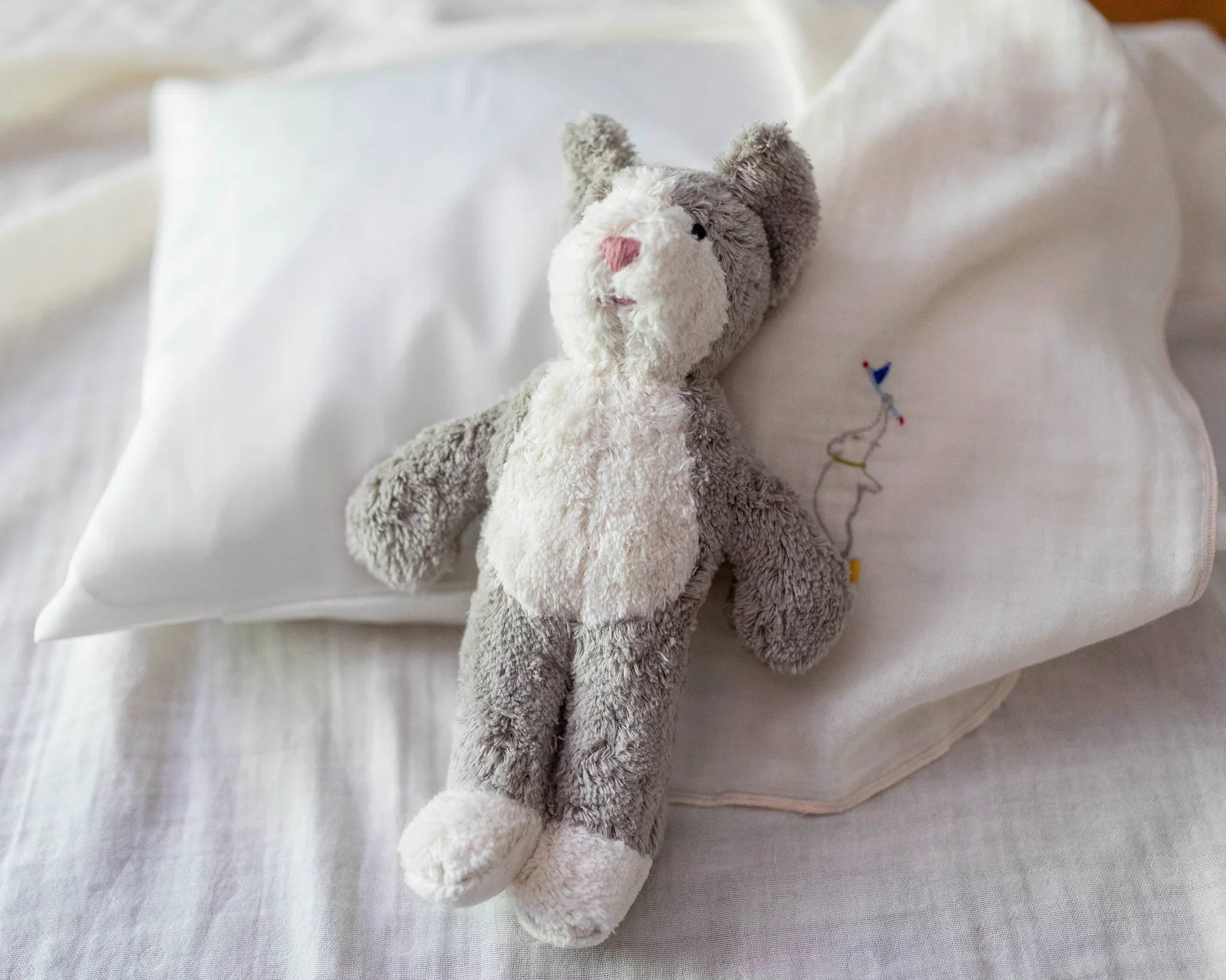 Baby knuffel – Kat klein – Biologisch katoen/Wol – Senger Naturwelt