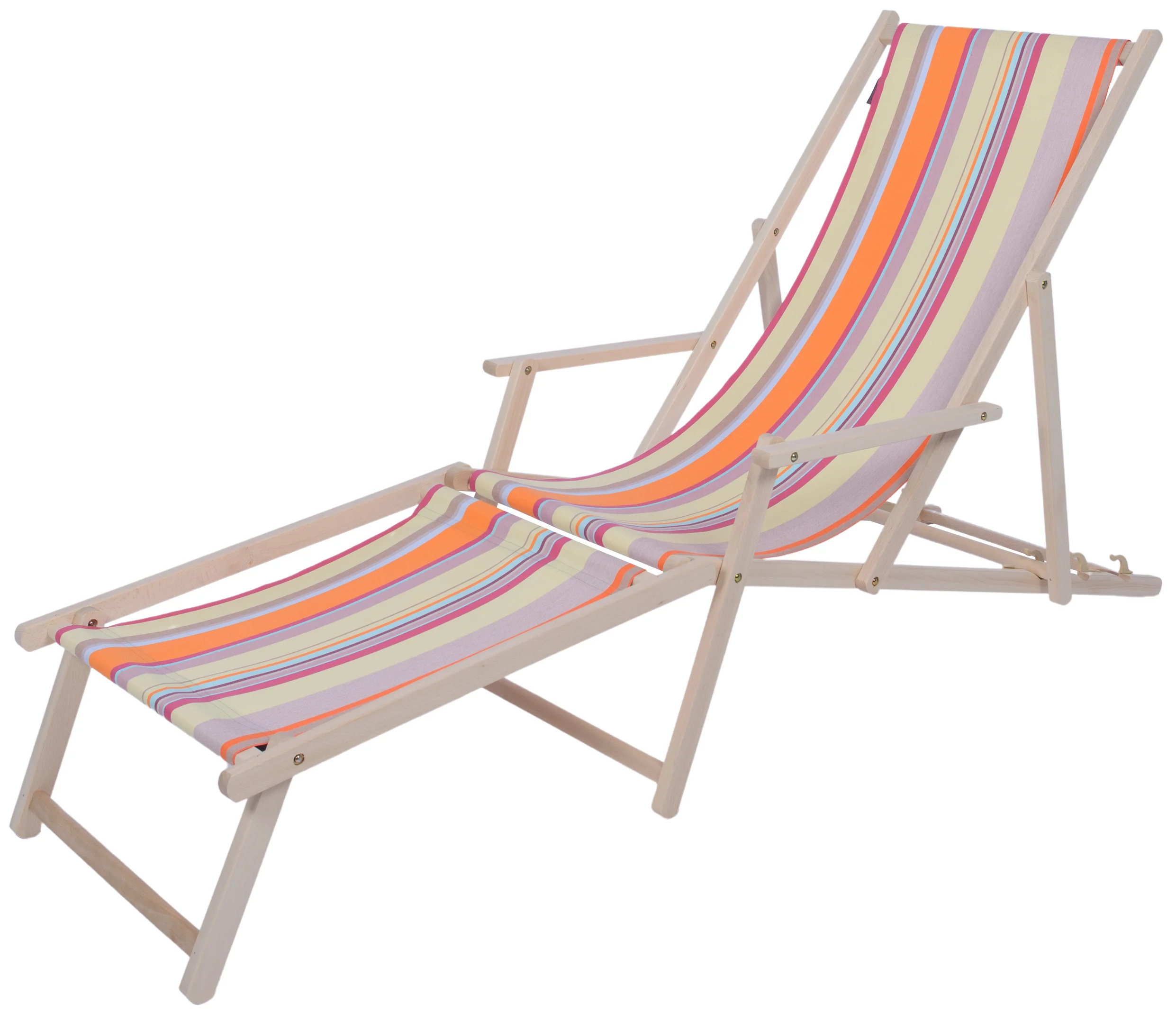 Strandstoel met voetensteun June Sunset