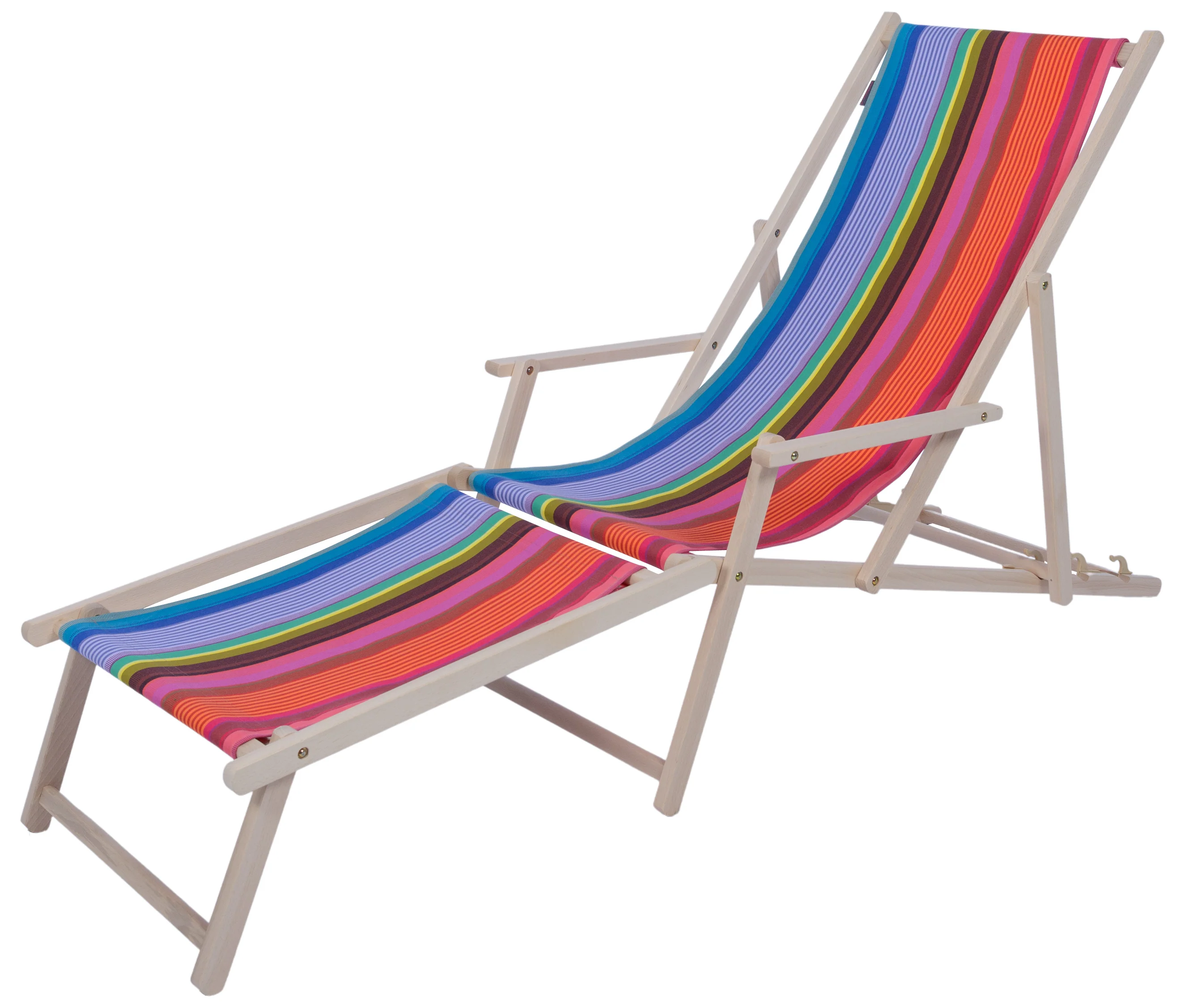 Strandstoel met voetensteun surfing