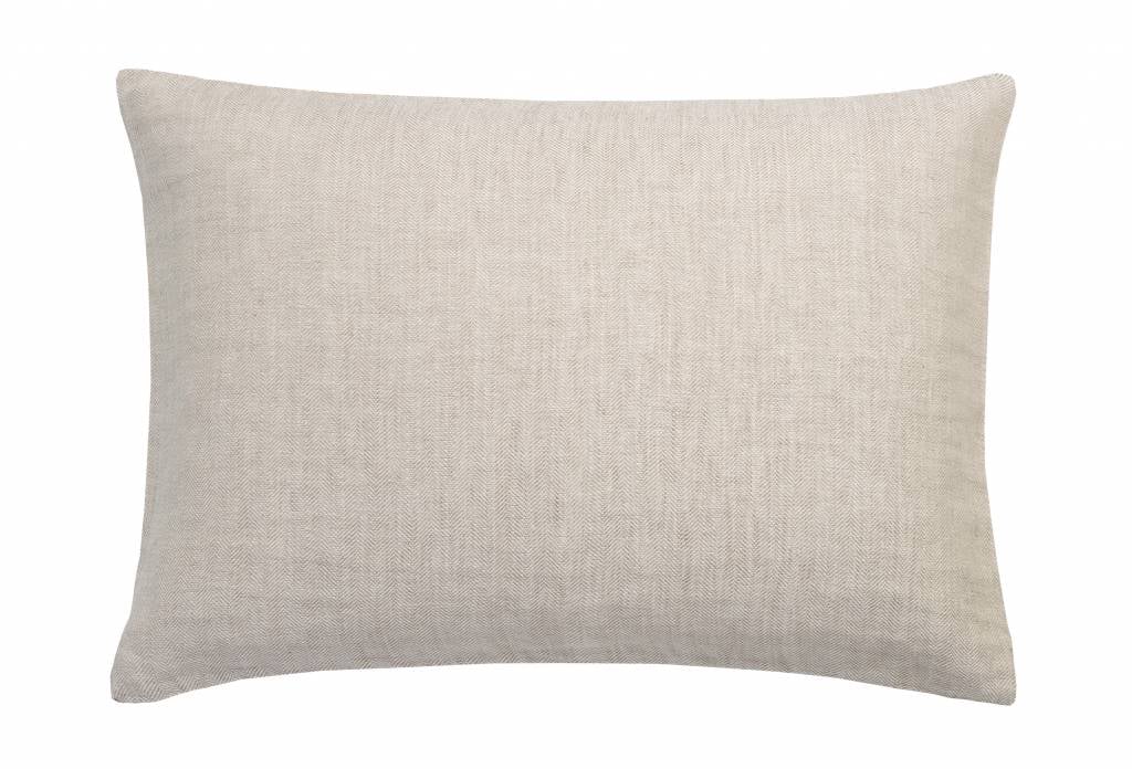Vandyck PURE 22 Linnen/Katoen Plaid Sand 40×55 cm incl. Kussen