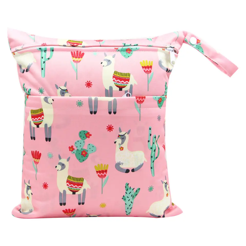 Wetbag – Waterdichte Luiertas (Lama / Cactus)
