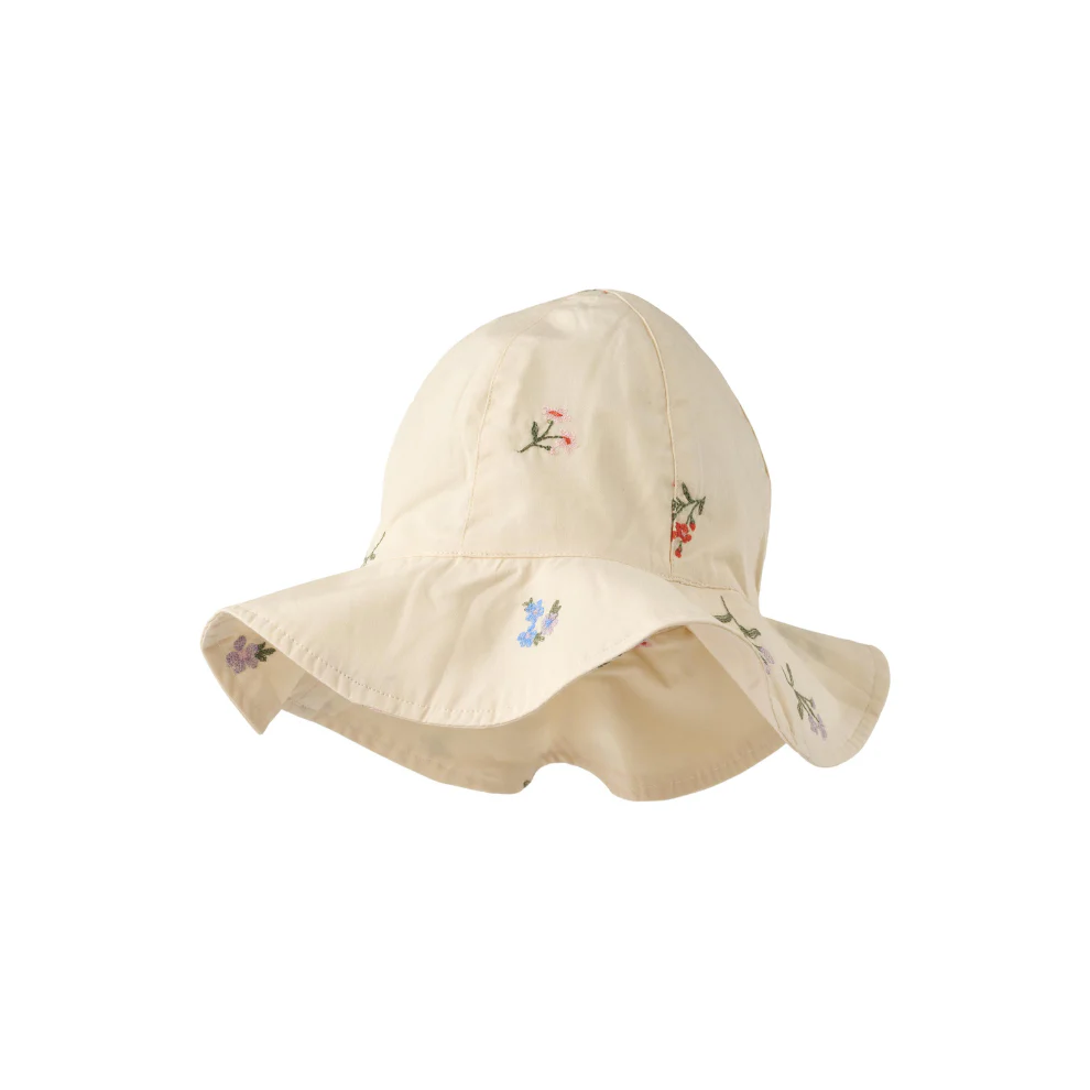 Zonnehoedje Daisy – Biologisch katoen – Ivory/Creme – Wheat
