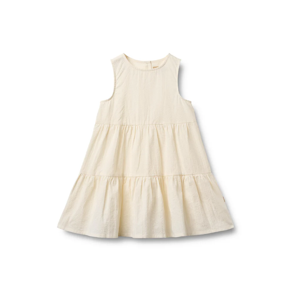 Jurkje – Dress Louise – Biologisch katoen – Ivory/Creme – Wheat