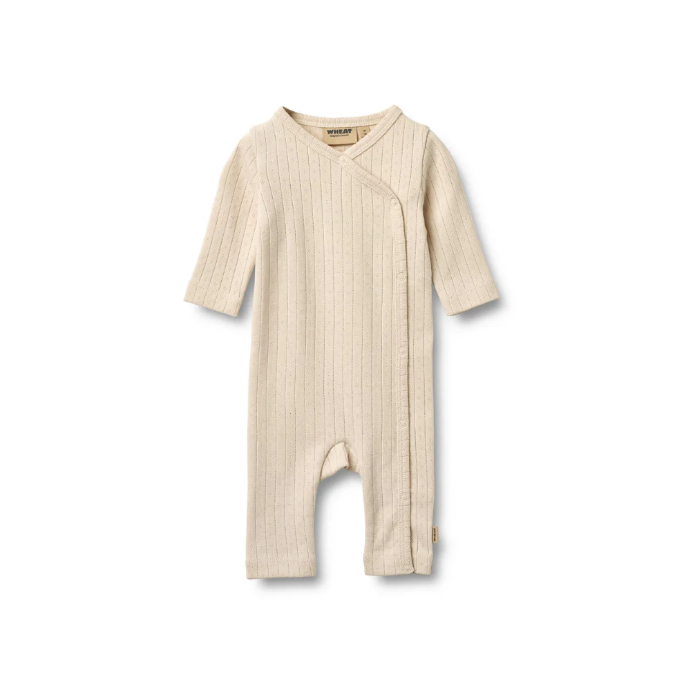 Boxpakje – Wrapsuit L/S Everest – Biologisch katoen – Almond peach – Wheat