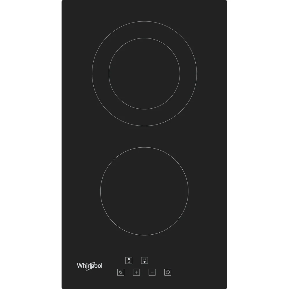 Whirlpool WRD 6030 B – Elektrische kookplaat – Inbouw – 2 elektrische kookzones